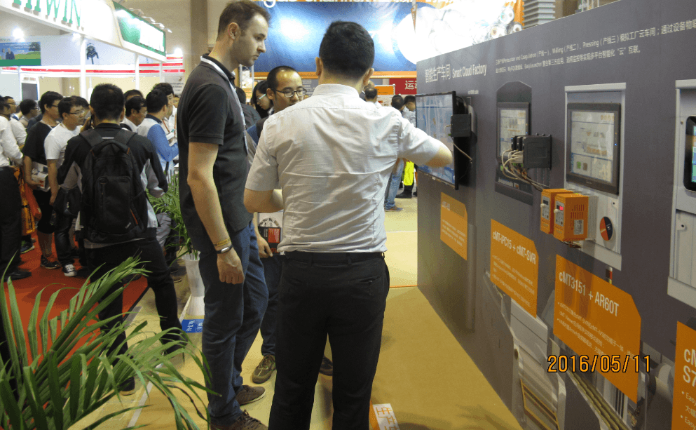 威綸通攜“智慧工廠”亮相2016北京自動化展